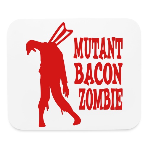 Mutant Bacon Zombie - Mouse pad Horizontal