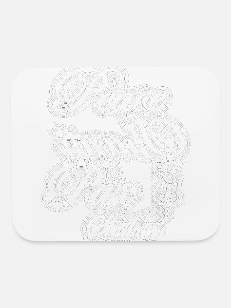 Peace Shalom Multilingual Typography Art - Mouse pad Horizontal - white - Front
