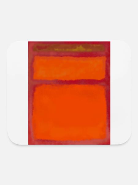 Rothko style in digital colors - Mouse pad Horizontal - white - Front