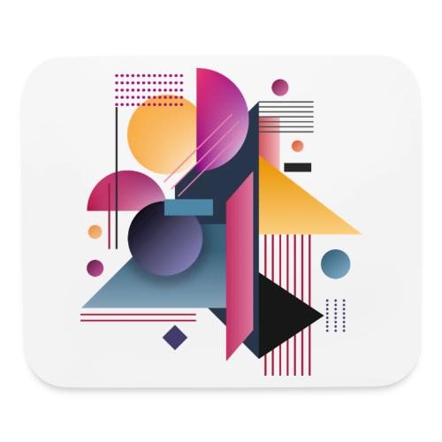 Color Pulse Geometry - Mouse pad Horizontal