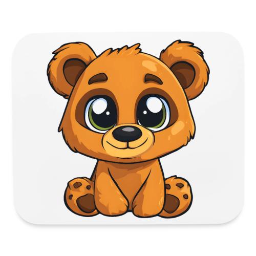 Smiling Sitting Baby Bear - Mouse pad Horizontal
