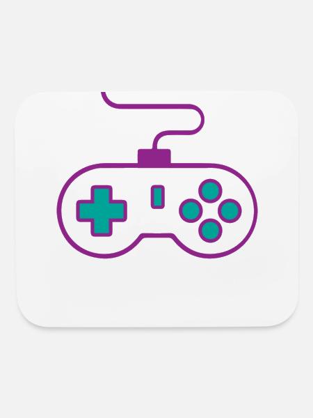 Mom Gamer - Mouse pad Horizontal - white - Front