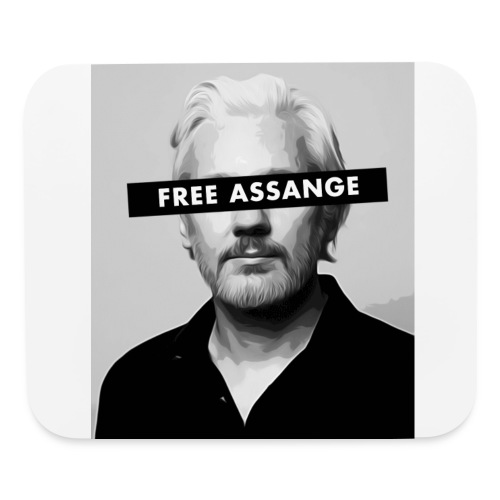 Free Julian Assange - Mouse pad Horizontal