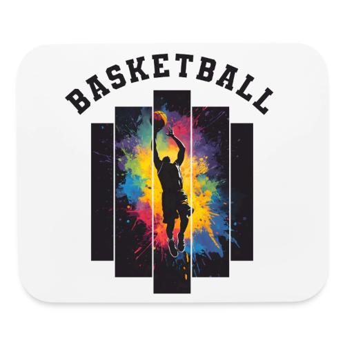 Basketball Slam Dunk Splash Design - Mouse pad Horizontal