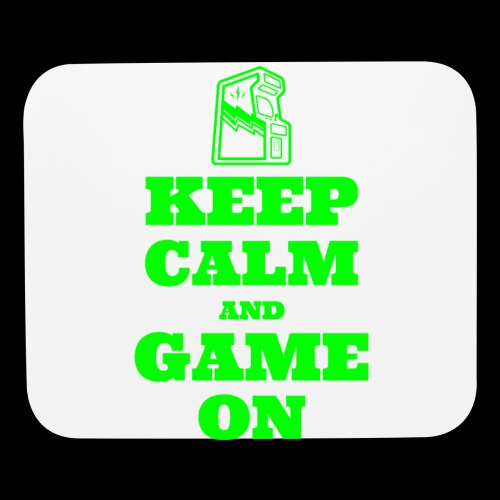 Keep Calm and Game On | Retro Gamer Arcade - Mouse pad Horizontal