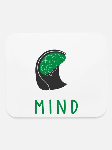 mental health, mental health mental health matter, - Mouse pad Horizontal - white