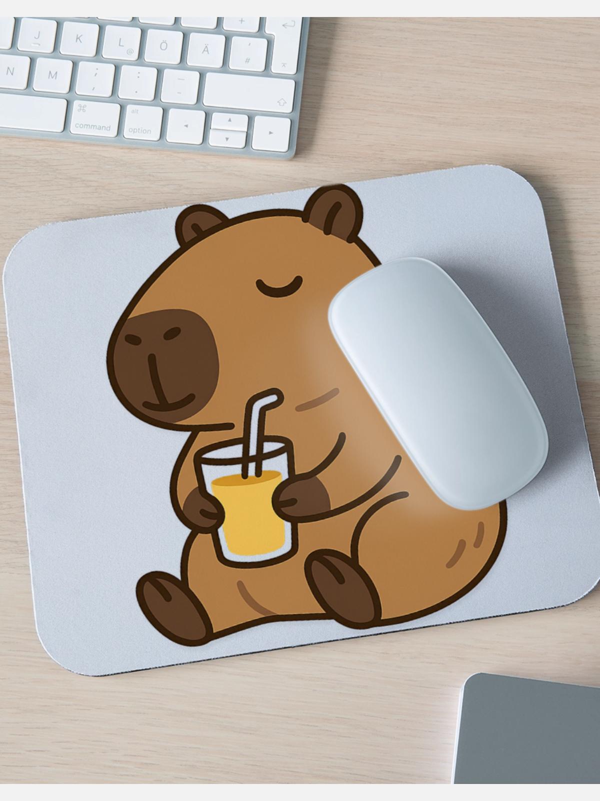 Bear Sips Sunshine - Mouse pad Horizontal - white - Front