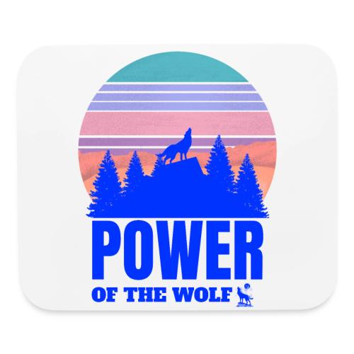 Power Of The Wolf - Mouse pad Horizontal