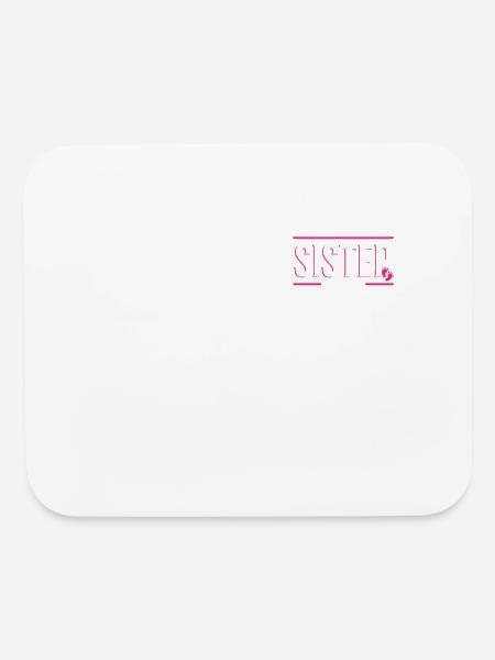 Sister Est 2025 Baby Birth Babysitting Babysitter - Mouse pad Horizontal - white - Front