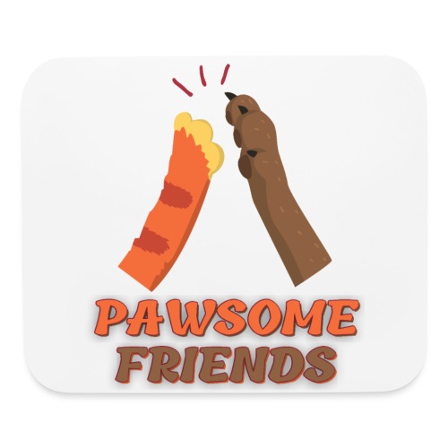 PAWSOME FRIENDS - Mouse pad Horizontal