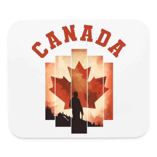 Proud Canadian Shadow - Mouse pad Horizontal