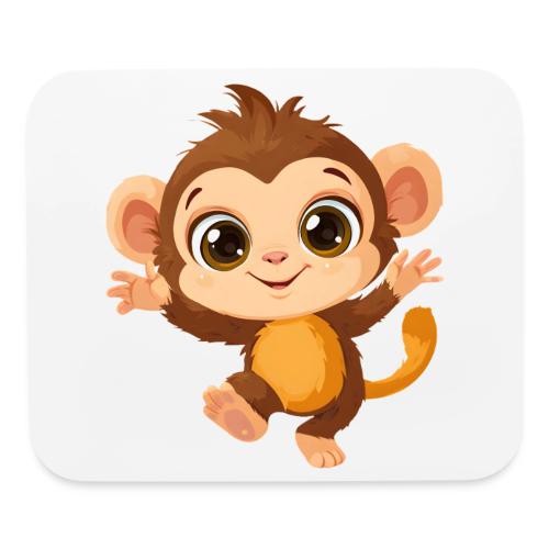 Dancing Baby Monkey Joyful - Mouse pad Horizontal