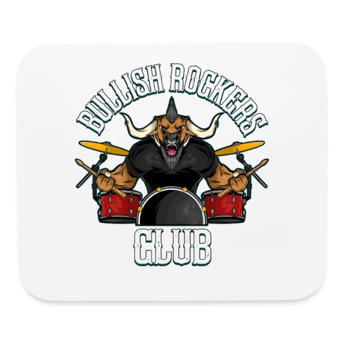 Bullish Rockers Club Drummer - Mouse pad Horizontal