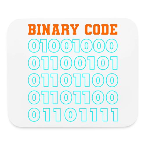 Say Hello in Binary code - Mouse pad Horizontal