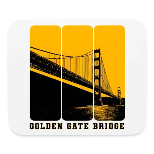 Golden Gate Bold Icon - Mouse pad Horizontal