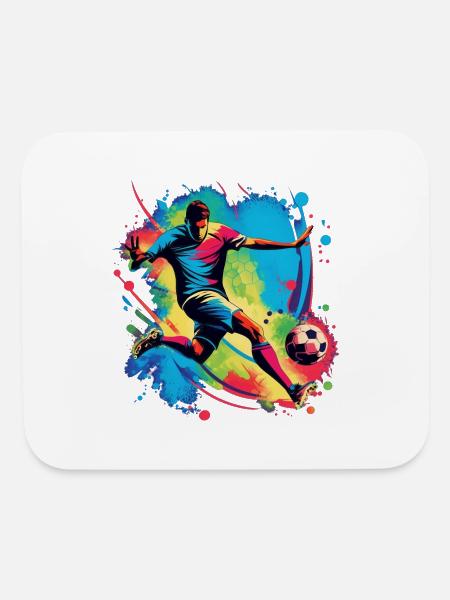 The Color Kicker - Mouse pad Horizontal - white - Front
