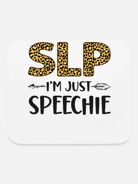 Speech Therapist Therapy Assistant - Mouse pad Horizontal - white - Front
