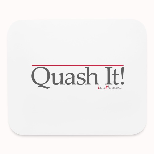 Quash It! - Mouse pad Horizontal