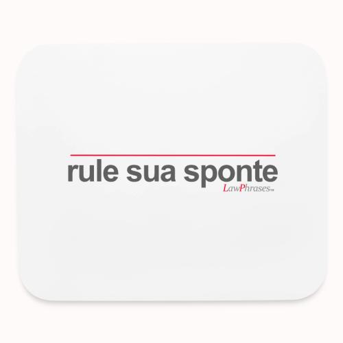 rule sua sponte - Mouse pad Horizontal