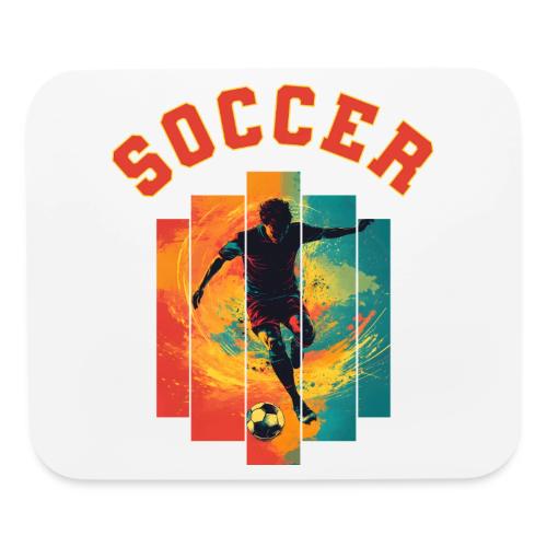 Soccer Heartbeat - Mouse pad Horizontal