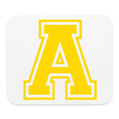 Letter A – Capital Athletic Alphabet Monogram - Mouse pad Horizontal