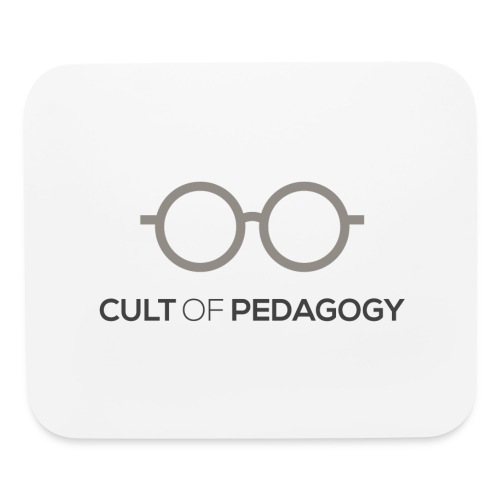 Cult of Pedagogy (grey/black text) - Mouse pad Horizontal