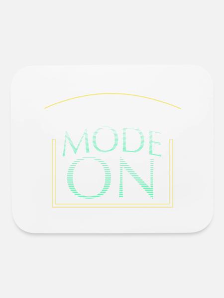 Kabaddi Mode On - Mouse pad Horizontal - white - Front