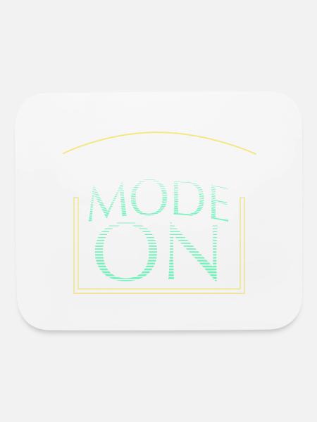 Kayaking Mode On - Mouse pad Horizontal - white - Front