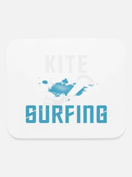 Kite Surfing - Mouse pad Horizontal - white - Front