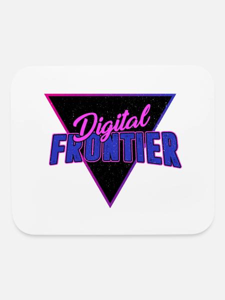 Digital Frontier - Mouse pad Horizontal - white - Front