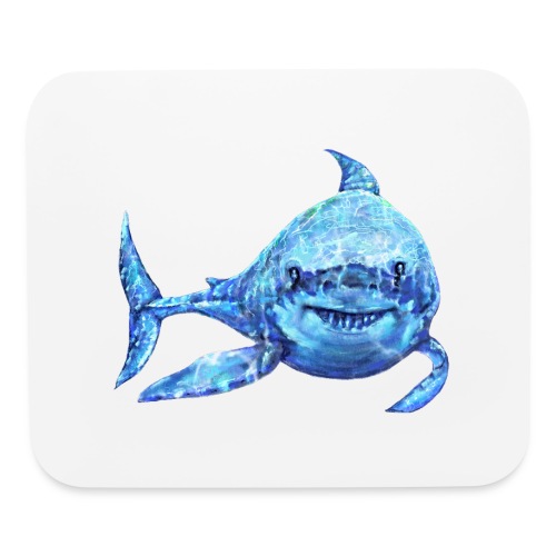 sharp shark - Mouse pad Horizontal