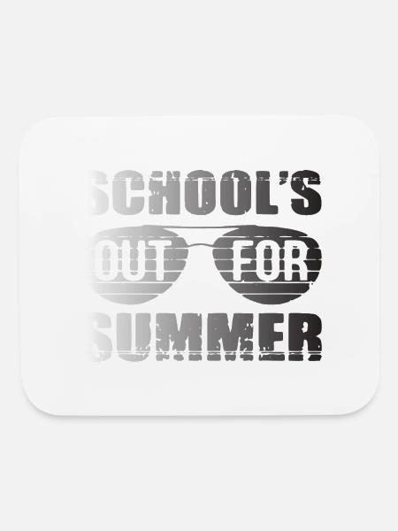 schools out for summer - Mouse pad Horizontal - white