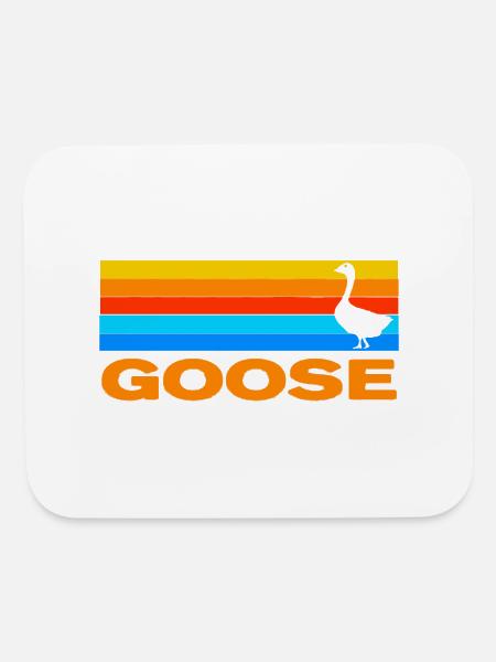 Goose Inspired Retro - Mouse pad Horizontal - white