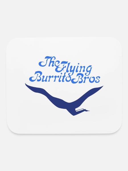 The Flying Burrito Bros - Mouse pad Horizontal - white - Front