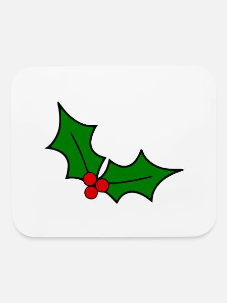 Holly - Mouse pad Horizontal - white