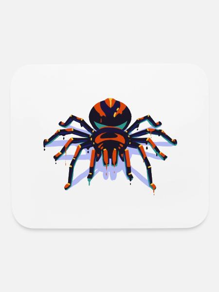 Tarantula tshirt design - Mouse pad Horizontal - white - Front