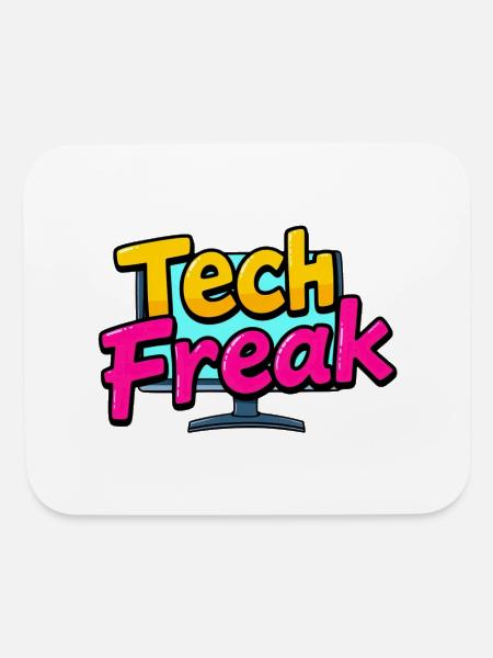 Tech Freak - Mouse pad Horizontal - white - Front