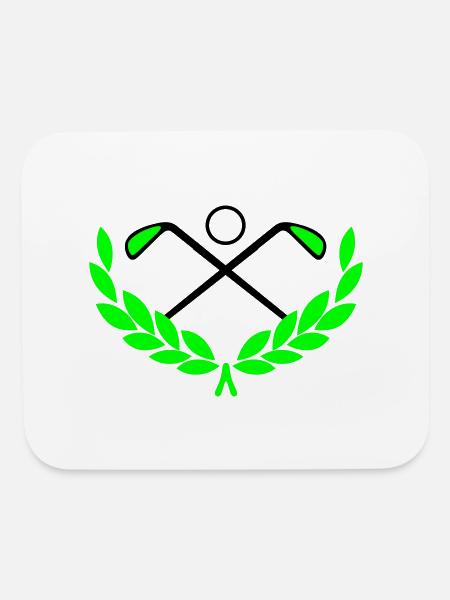 golf - Mouse pad Horizontal - white - Front