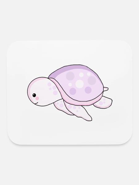 Pastel Sea Turtle Collection - Mouse pad Horizontal - white - Front