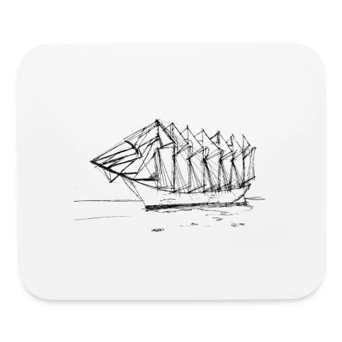 Seven-mast yacht - Mouse pad Horizontal