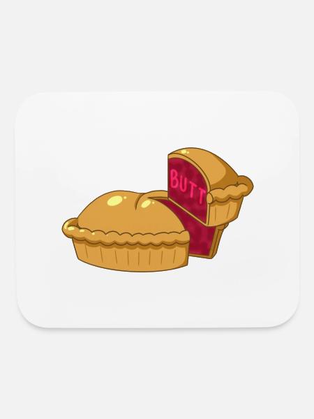 Slice Of Pie - Mouse pad Horizontal - white - Front