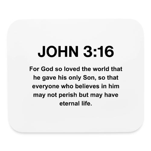 John 3:16 Christian Apparel – Bible Verse Clothing - Mouse pad Horizontal