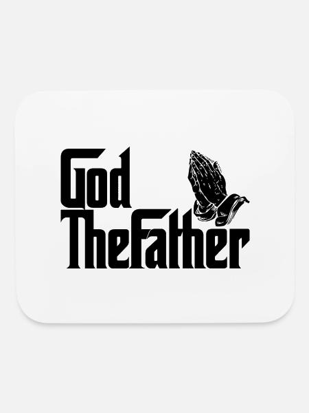 God The Father - Mouse pad Horizontal - white - Front