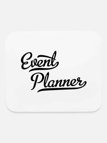 Event Planner - Mouse pad Horizontal - white - Front