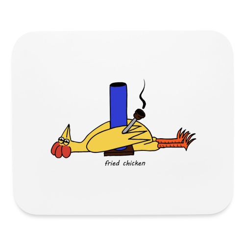 fried chicken - Mouse pad Horizontal