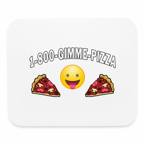 1 800 Gimme Pizza, Mozzarella Pepperoni Pizzeria. - Mouse pad Horizontal