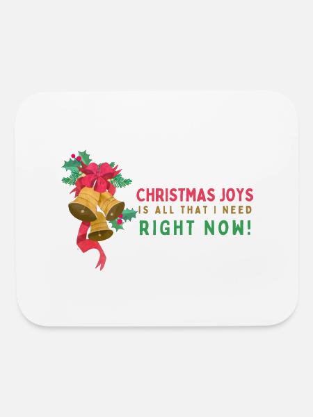 Christmas Joys are gift for all the ones you love - Mouse pad Horizontal - white - Front
