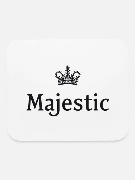 Majestic Crown - Mouse pad Horizontal - white