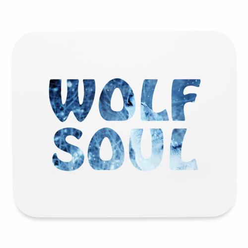 Wolf Soul - Cool Snow Wolf Souls Gift Ideas - Mouse pad Horizontal