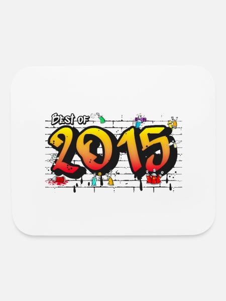 Vibe Breaker 2015 Graffiti – 10 Years of Street - Mouse pad Horizontal - white - Front
